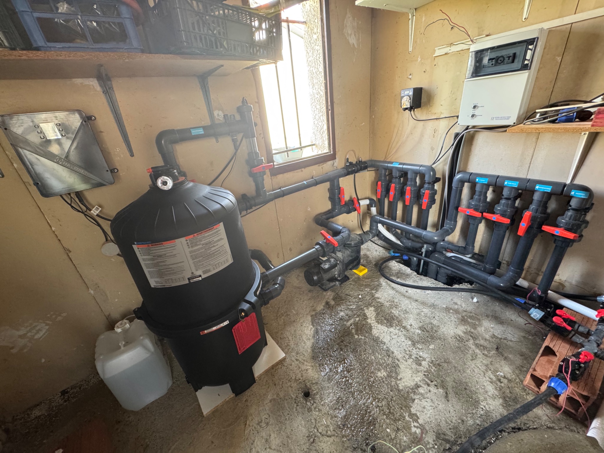 Modernisation d'un système de filtration de piscine